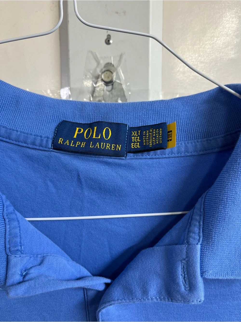 Ralph Lauren Polo Shirt in Bright Blue with Embroidered Pony